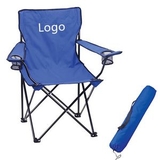 Custom Nylon Folding Chair With Carrying Bag, 19 5/8