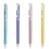 Custom Sandblasting Finish Colorful Series Metal Gel Pen with Cap, 5.63" L x 0.35" W, Price/piece