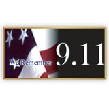 Blank We Remember 9.11 Lapel Pin, 1 1/2