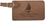Custom Dark Brown Leatherette Luggage Tag, 4 1/4" W x 2 3/4" H x 1/16" Thick, Price/piece