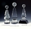 Custom Golf Optical Crystal Award Trophy., 10" L x 3" W x 3" H, Price/piece