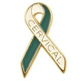 Custom Cervical Cancer Awareness Pin, 1
