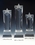 Custom Star Tower Optical Crystal Award Trophy., 12" L x 4" W x 4" H, Price/piece