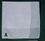 12" Ladies White Spoke Handkerchief With Two Tone Border, Price/piece