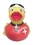 Blank Rubber Lifeguard Duck, 3 3/8" L x 3" W x 3 1/4" H