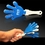 Custom 7" Hand Clapper - Blue & White, Price/piece