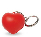 Custom V Heart Keychain Stress Reliever Toy