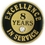 Blank Excellence In Service Pin - 8 Years, 3/4" W, Price/piece