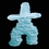 Custom Frosted Inukshuk Sculpture (12"), Price/piece