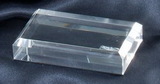 Custom Elegance Crystal Rectangular Paperweight Award - 4 x 2 1/2