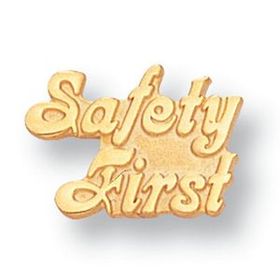 Blank Recognition Award Lapel Pins (Safety First), 5/8" W