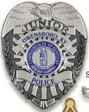 Custom Junior Police Stock Badge w/ Eagle