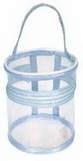 Blank Round Clear Cosmetic Tote Bag