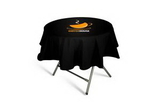 Custom Standard Fabric - Round Non-Fitted Digital Print Table Cover 60