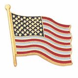 Blank American Flag Lapel Pin (3/4