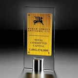 Custom Signature Series Mondrian Amber Award, 5