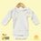 Custom White Infant Long Sleeve Cotton Onesie, Price/piece