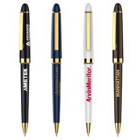 Custom Colorful Series Plastic Ballpoint Pen, 5.35" L x 0.43" W