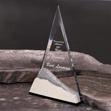 Custom Summit Acrylic Award w/ Stonecast Base, 7