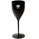 Custom 9 Oz. Black Wine Goblet