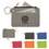 Custom Heathered Card Wallet With Key Ring, 4 7/8" W x 3 1/2" H, Price/piece
