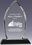 Custom Crystal Oval on Base Award (9 1/2"), Price/piece