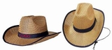 Custom Straw Cowboy Hat, 15 1/2
