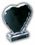 Custom Heart Shape Award W/Scalloped Edge (5"x5"), Price/piece