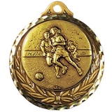 Custom Stock Medallions (Soccer Female) 2 3/4