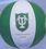 Custom Inflatable 2 Tone Beachball /16" - Green/White, Price/piece