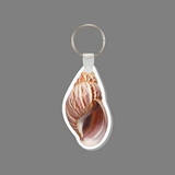 Key Ring & Full Color Punch Tag - Tulip Seashell