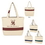 Custom Cabana Tote Bag, 18 1/2" W x 12 1/2" H, Price/piece