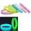 Custom Screen Printed Luminous Silicone Bracelets, 8 1/4" L x 1/2" W, Price/piece