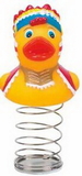 Custom Rubber Indian Chief Duck Bobble