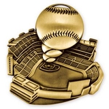 Custom 2 1/2'' Baseball Medal (G)