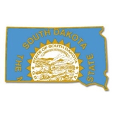 Blank South Dakota Pin