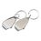 Custom Bottle Opener Key Ring, 55mm L x 28mm W x 9mm H, Price/piece