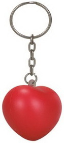 Custom Valentine Heart Stress Reliever Keychain