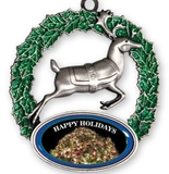 Custom Happy Holidays Star Ornament