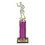 Custom Blue Moonbeam Single Column Trophy w/Figure (10"), Price/piece