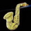 Custom Saxophone Flash Lapel Pins, Price/piece