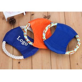 Custom Cotton Rope Dog Flying Discs, 1.9"" L x 1.9"" W