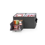Custom Ottoman Cooler - Collapsible Cooler with Front Panel Door and Shoulder Straps, 20
