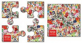 Custom Magnet - 4 Piece Puzzle Shape (3.5"x3.5") - 30 Mil.