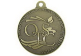 Custom Die Struck Antique Medals 1.75