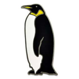 Blank Penguin Animal Pin, 5/8" W x 1 1/8" H