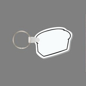Key Ring & Punch Tag - Bread Loaf Outline