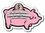 Custom Stock 25 Mil. Piggy Bank Magnet, Price/piece