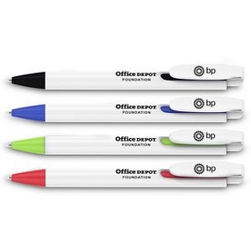 Custom Economic Ballpoint Pen, 5 5/8" L x 1/2" D