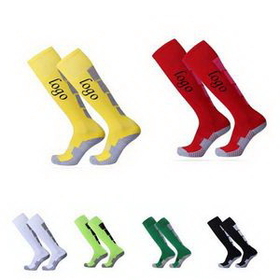 Custom Long Over Knee Sport Socks, 8 4/6" W x 17 2/6" L